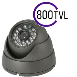 800 TVL CCTV DOME CAMERA 20M IR 3.6MM FIXED LENS