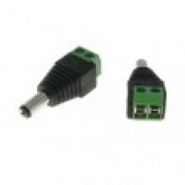 EASY FIT MALE 5.5MM X 2.1MM DC POWER CONNECTOR ADAPTOR