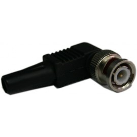 BNC MALE RIGHT ANGLE CCTV CONNECTOR FOR RG59 & COAX